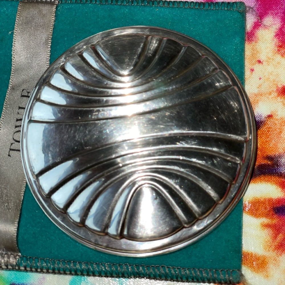 1930’S inspired VINTAGE TOWLE purse mirror with dust bag